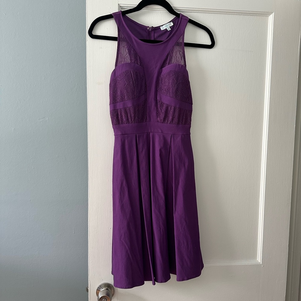 EUC Purple Lace Dress